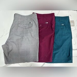 3 Pair Bundle! George Mens Hybrid Shorts/Swim Trunks Size 42